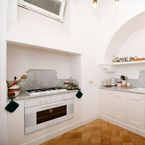 Luxury villa in Capri, Villa Fortino, kitchen